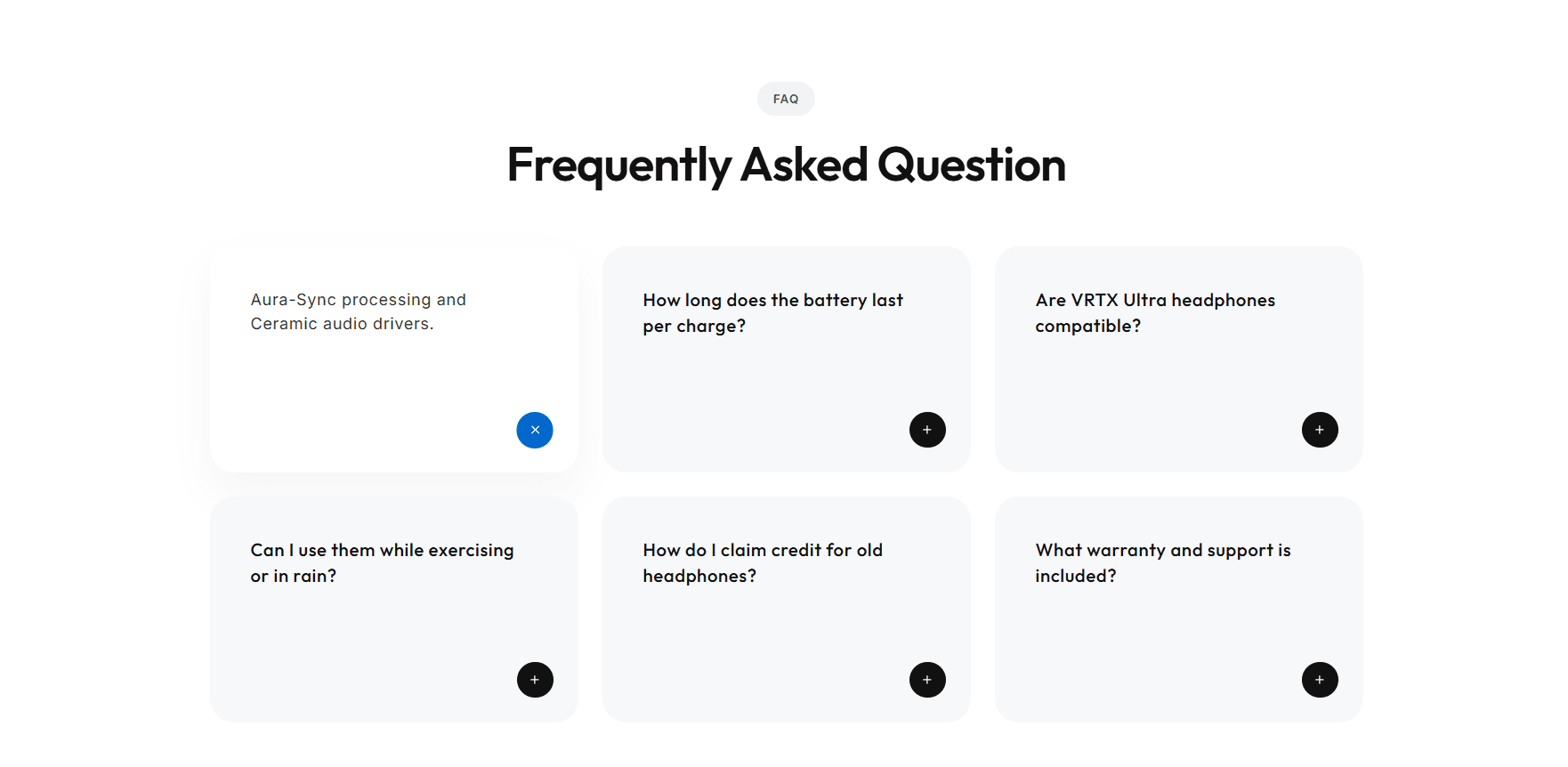 CS — FAQ #1