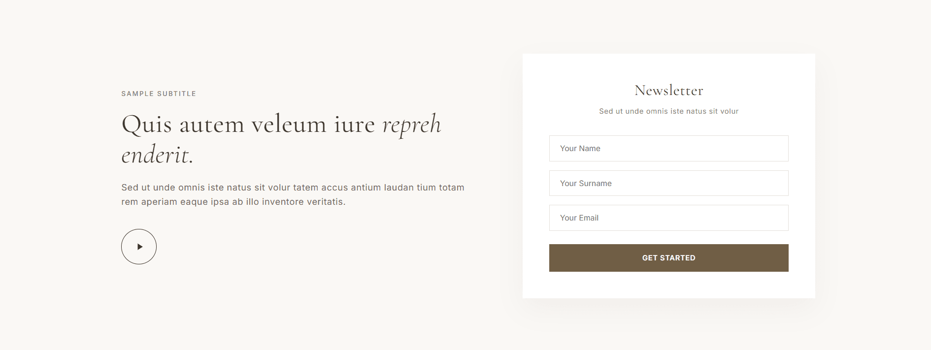 CS — Email Opt-in #5