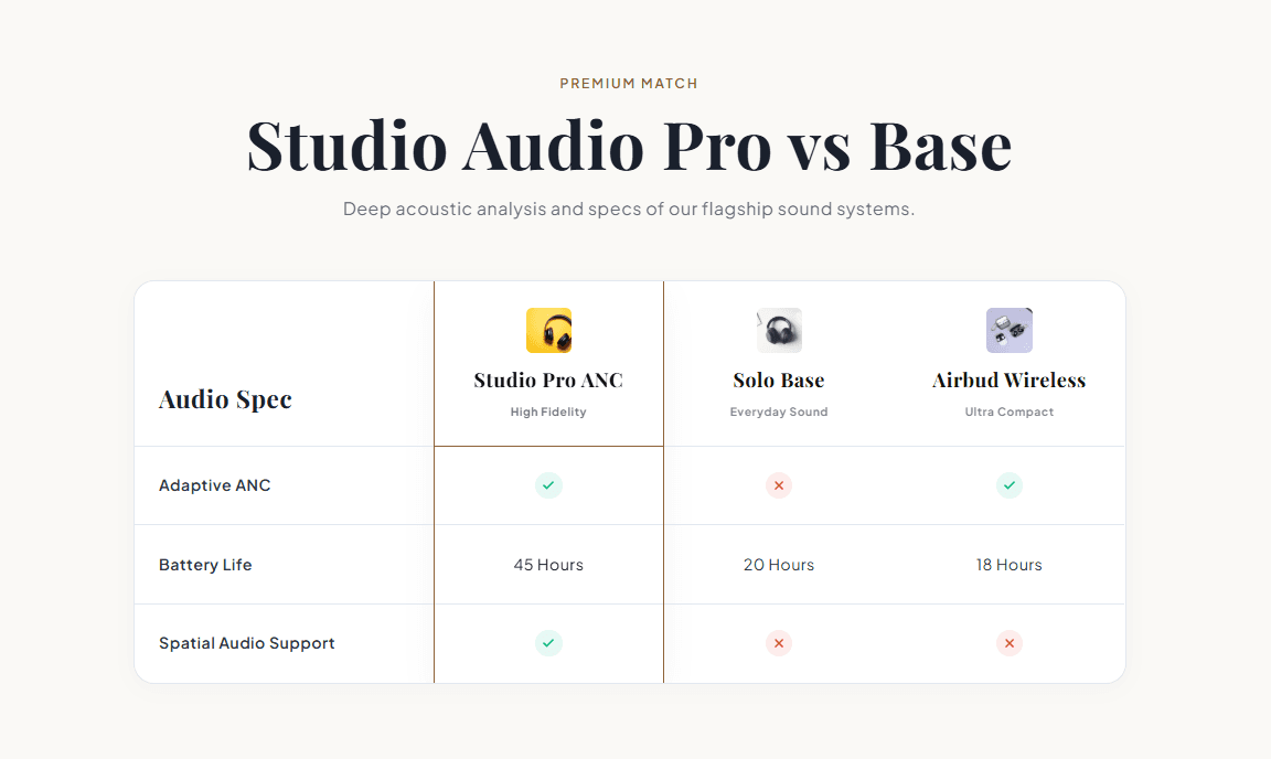 CS — Comparison Table #7