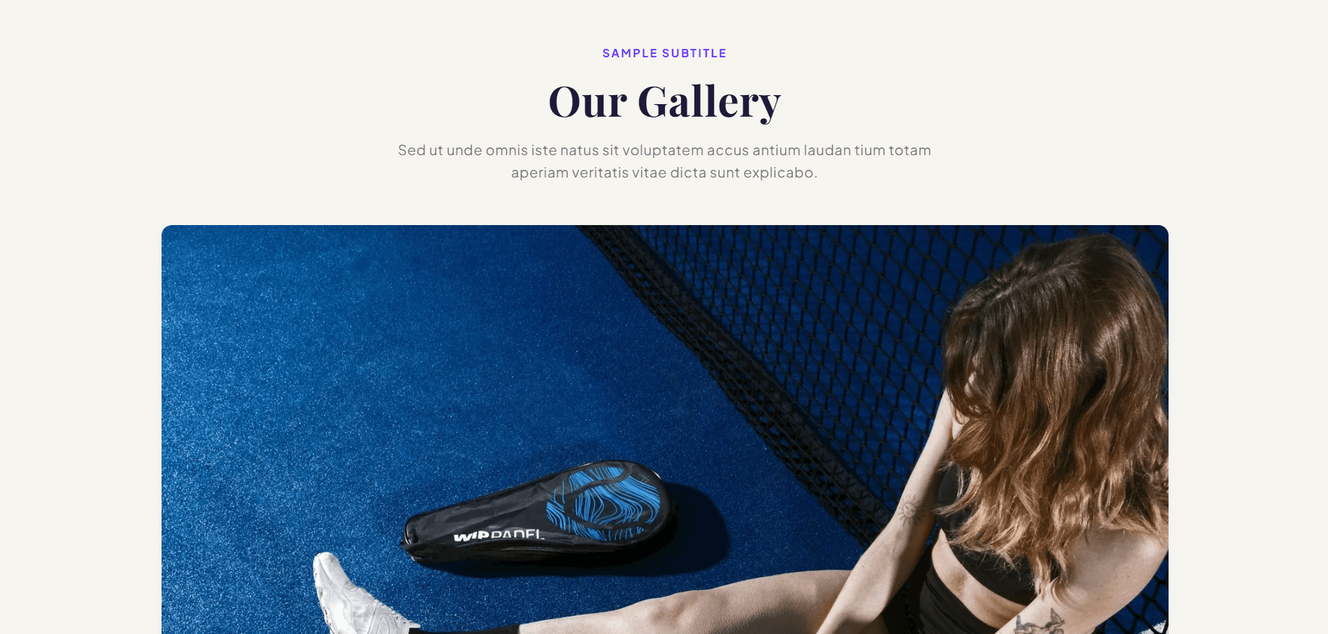 CS — Image Gallery #1 (1 Col)